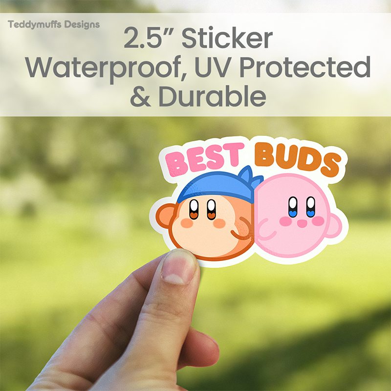 Kirby & Waddle Dee Sticker