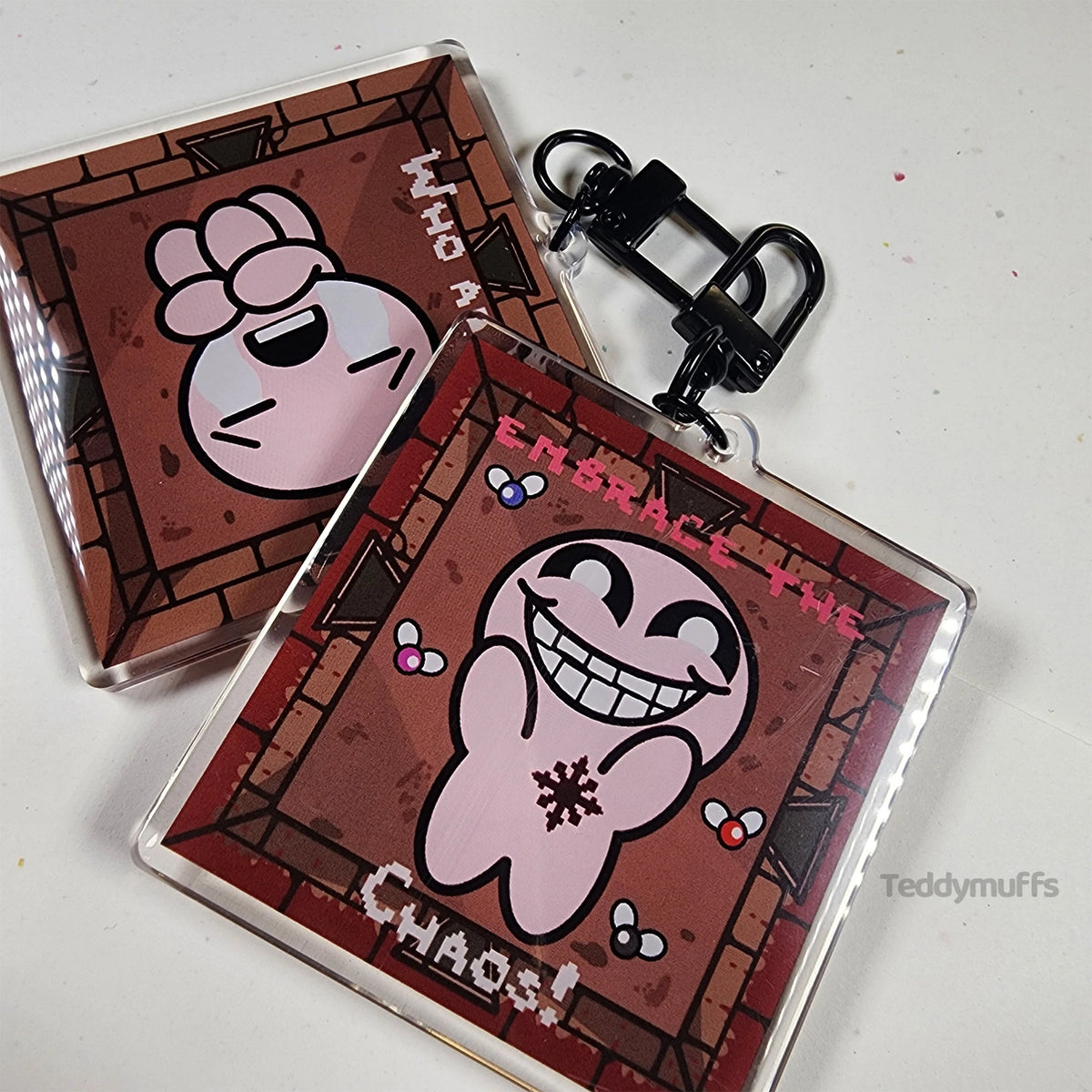 Chaos Isaac (Binding of Isaac) Keychain