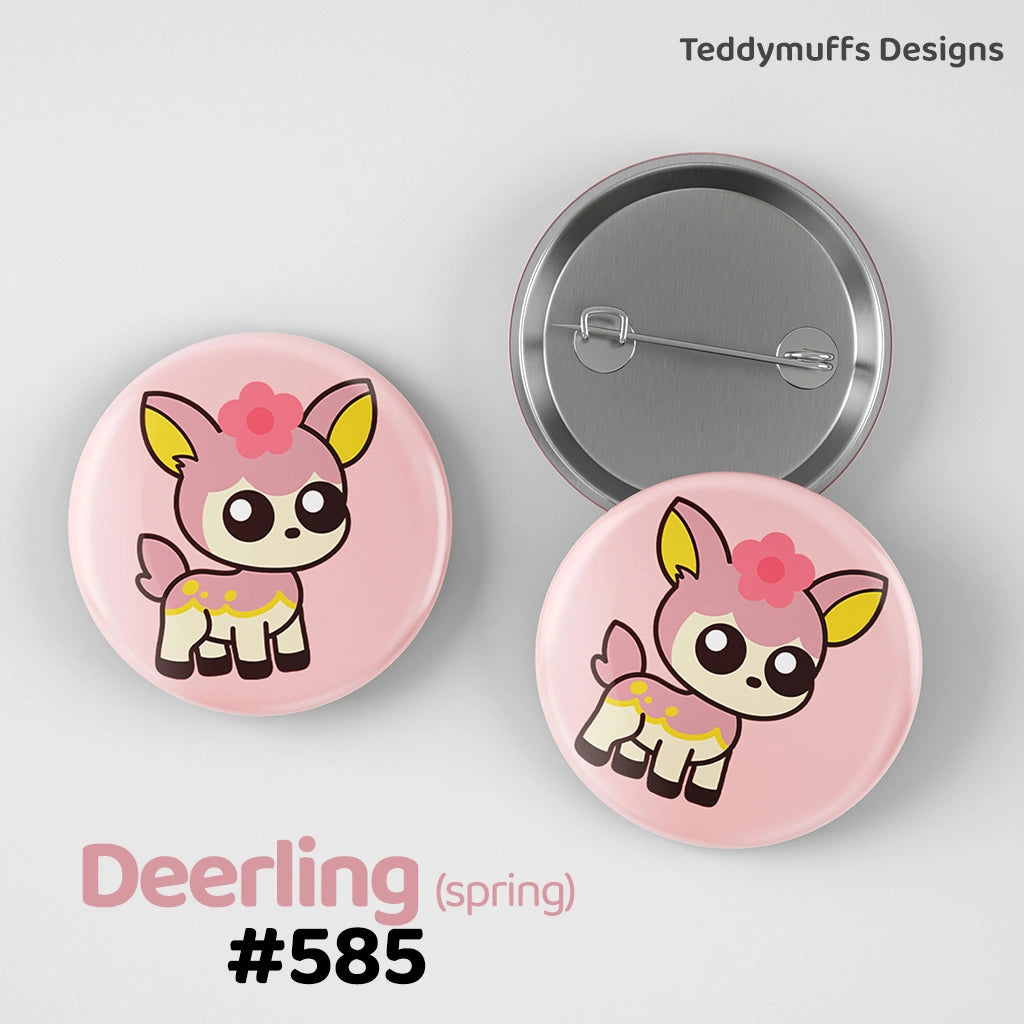 Deerling Button Pin