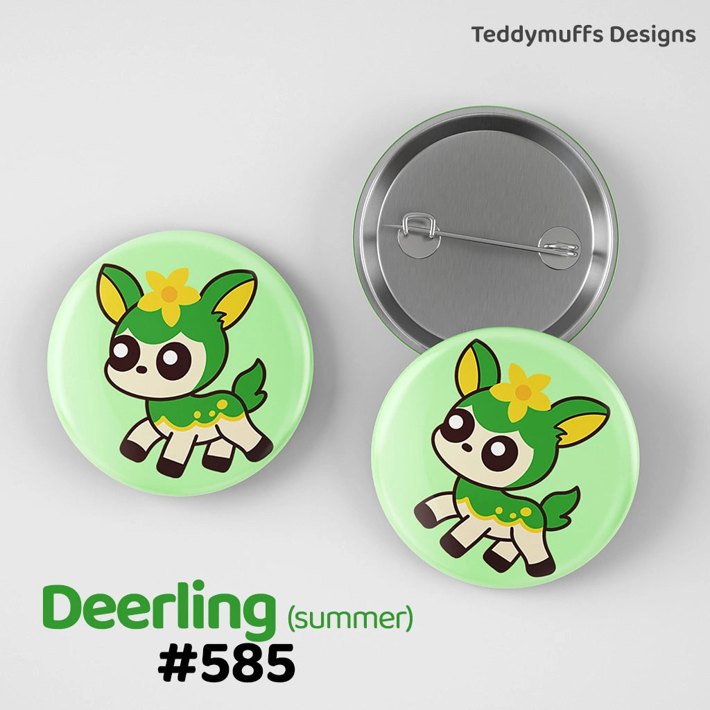 Deerling Button Pin