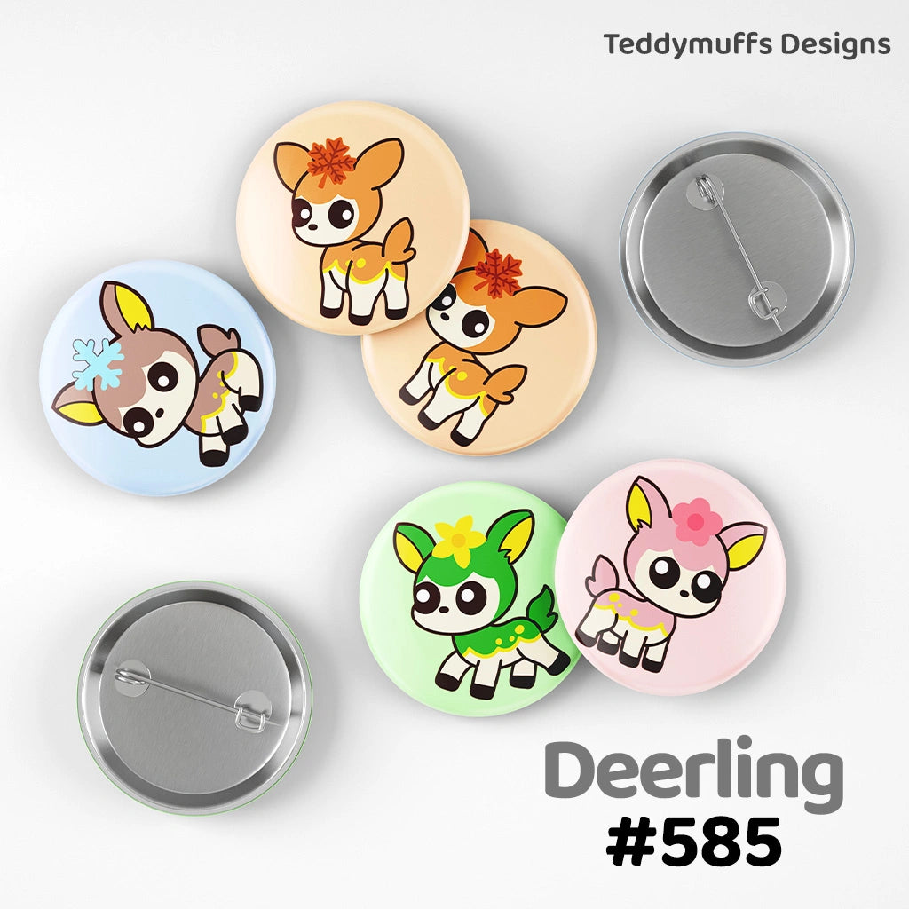 Deerling Button Pin