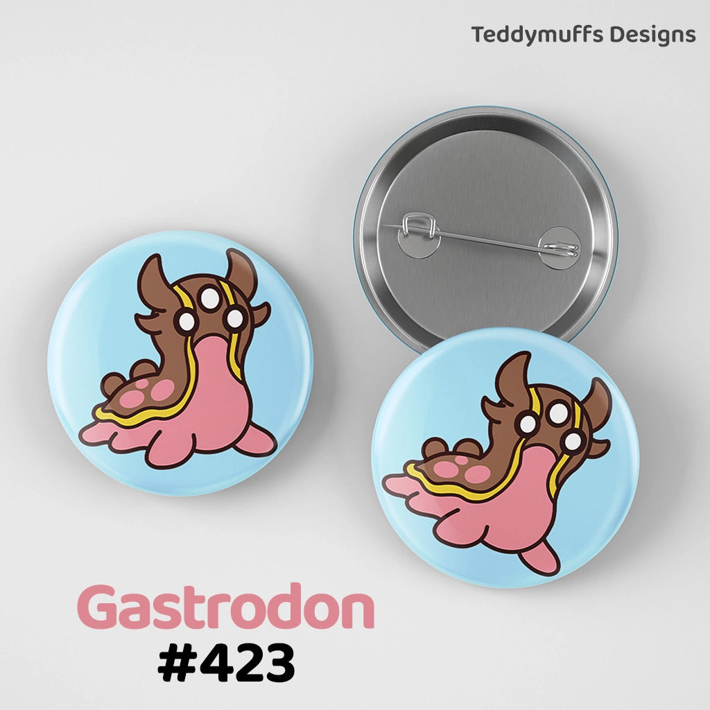 Gastrodon Button Pin
