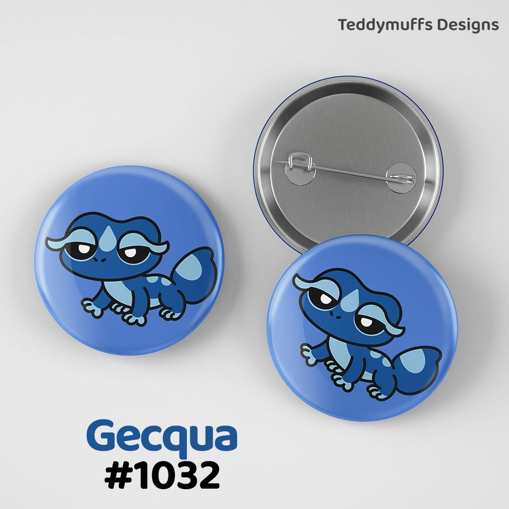 Gecqua Button Pin