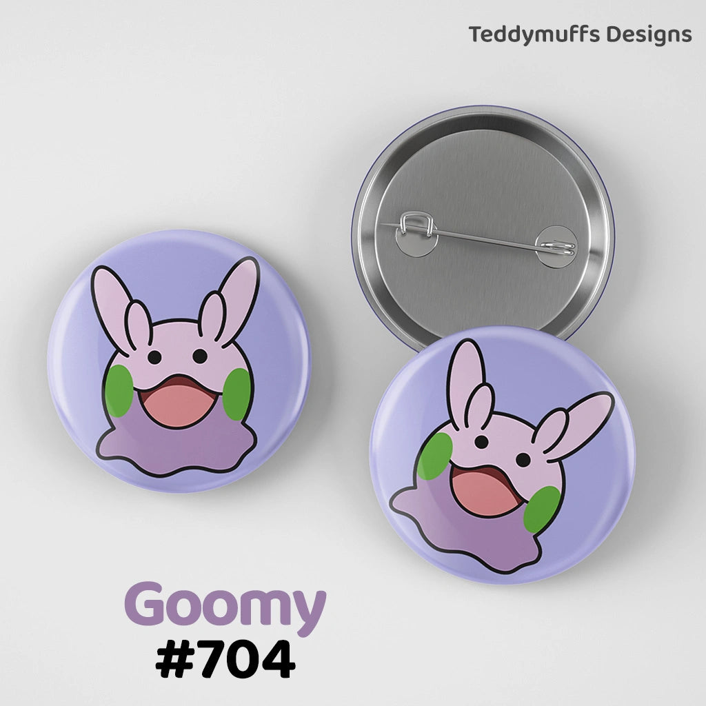 Goomy Button Pin