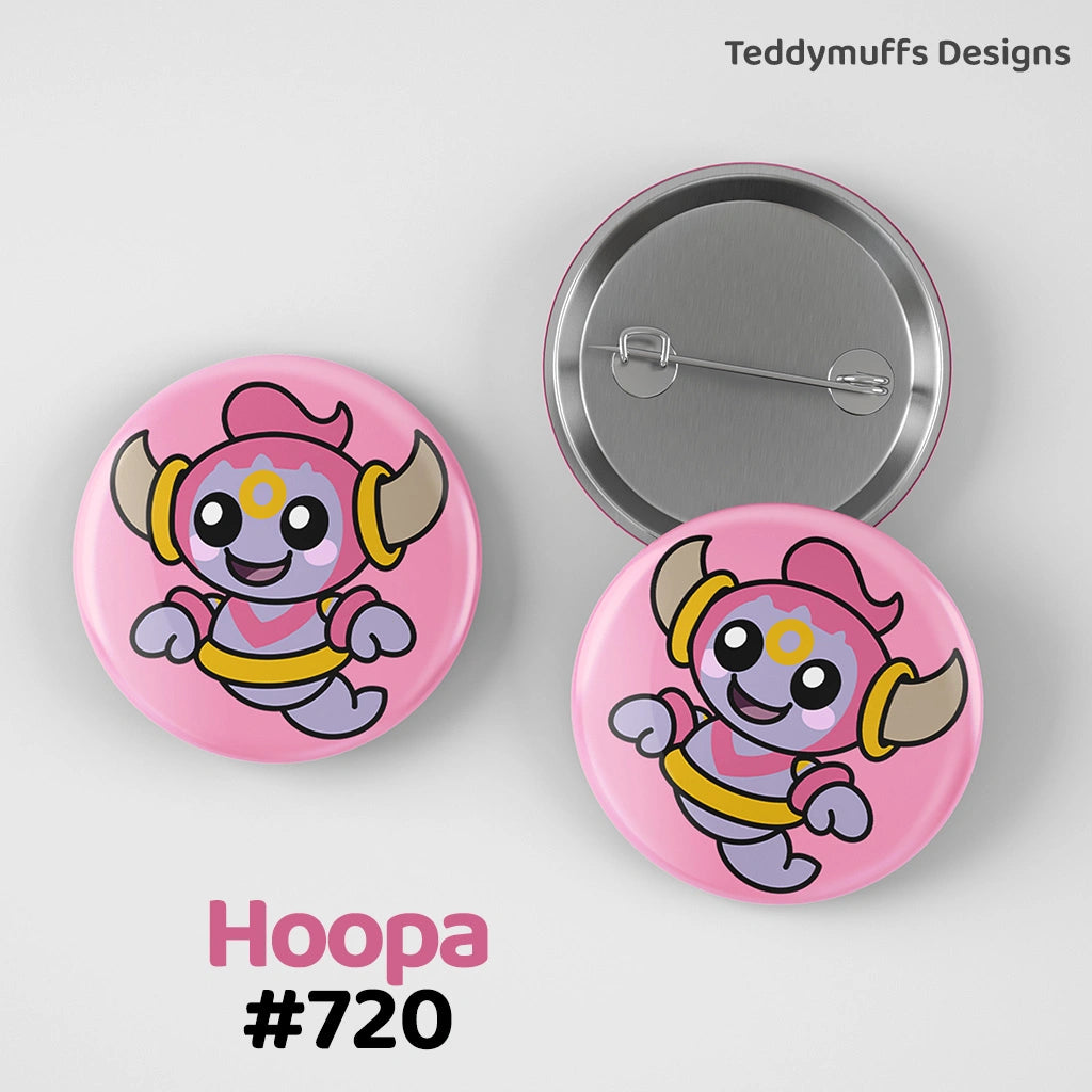 Hoopa Button Pin