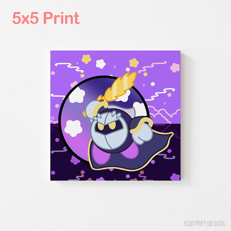 Meta Knight & Nightmare Print