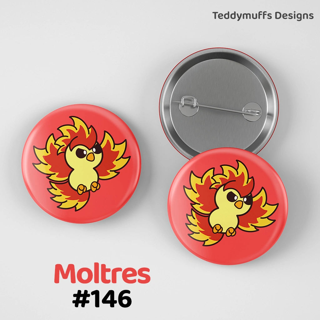 Legendary Birds Button Pins