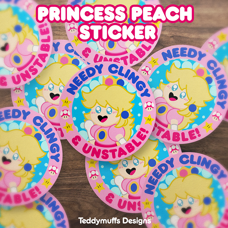 Princess Peach Sticker