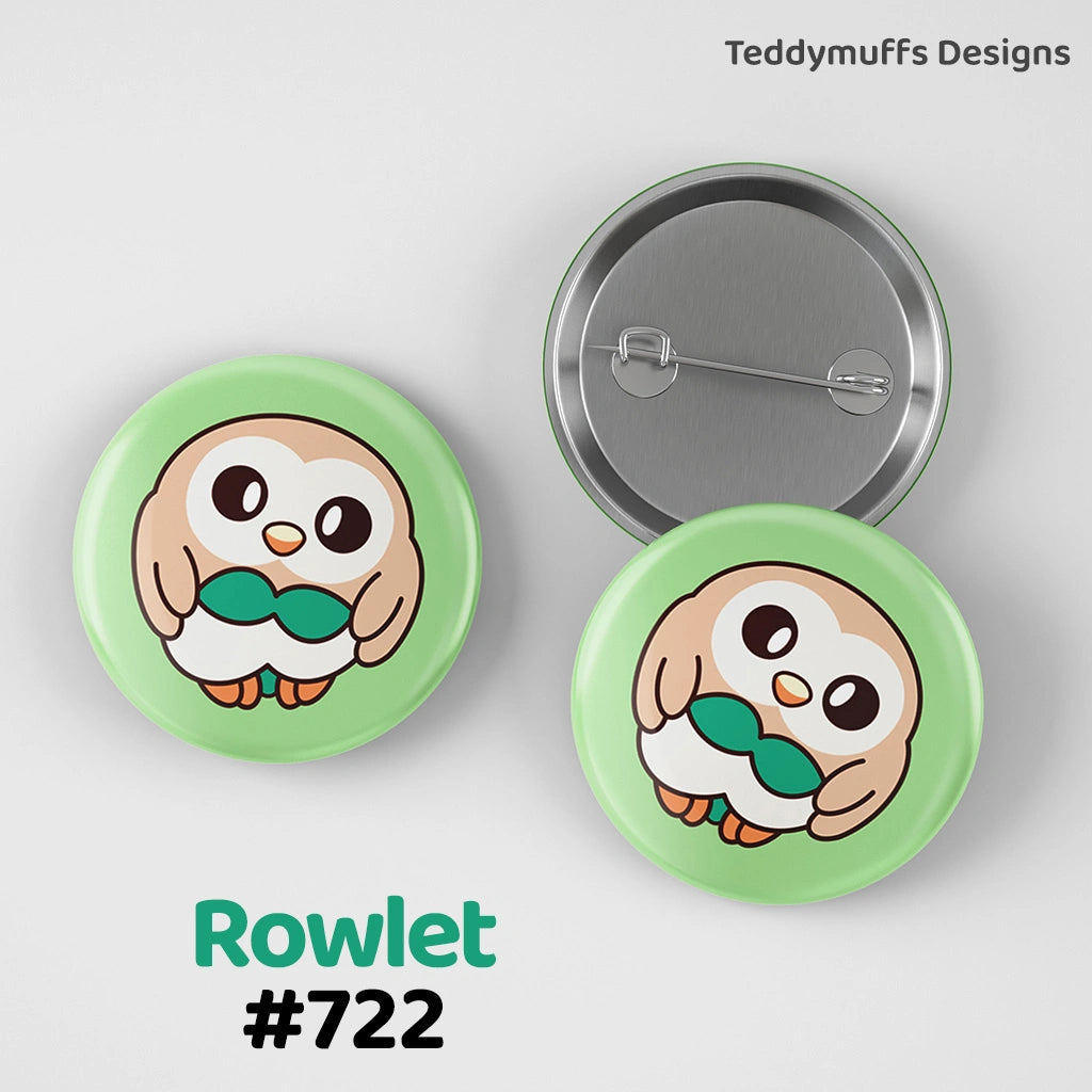 Alola Button Pins