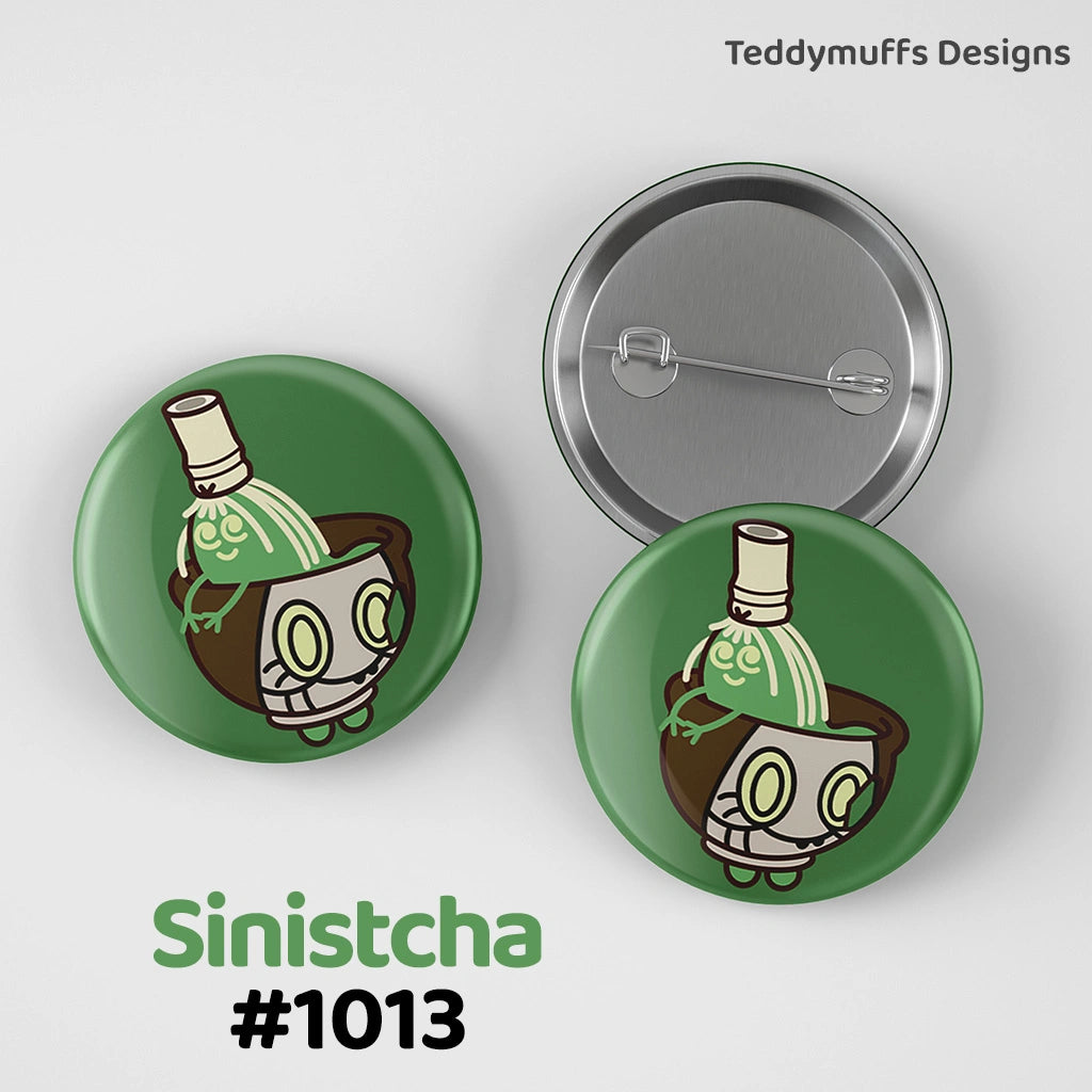 Sinistcha Button Pin