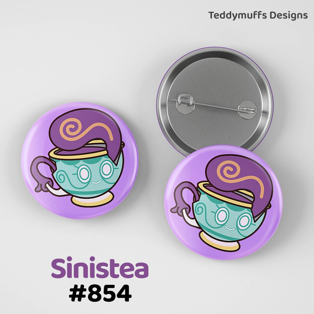 Sinistea Button Pin