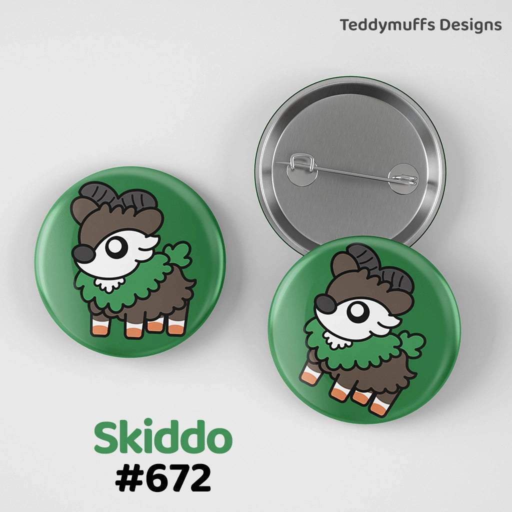 Skiddo Button Pin