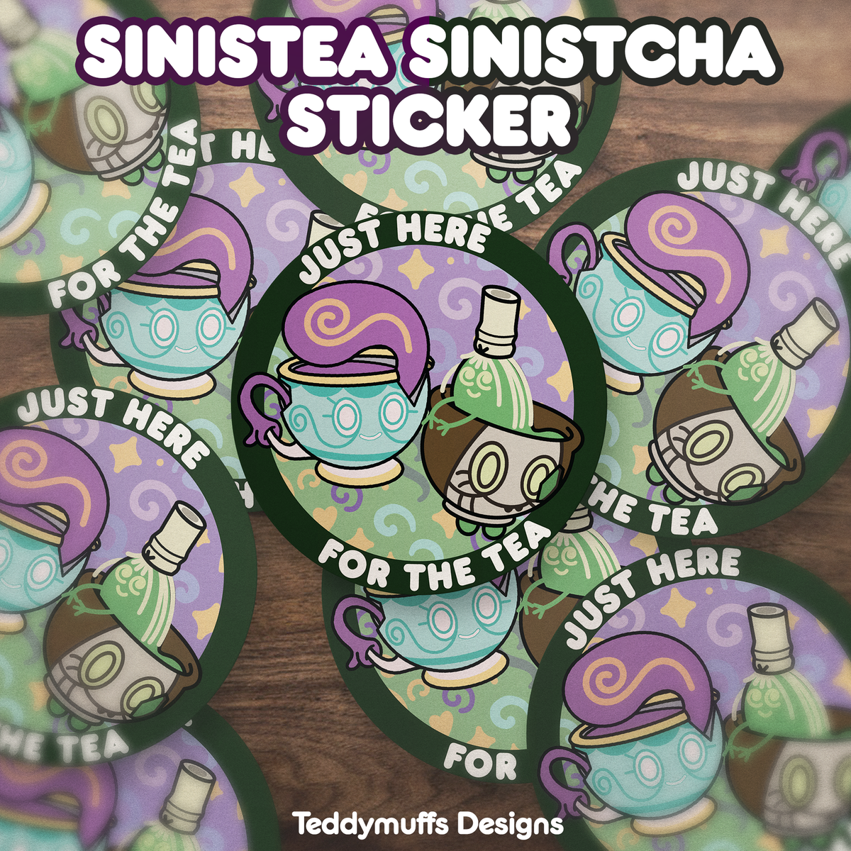 Sinistea & Sinistcha Sticker