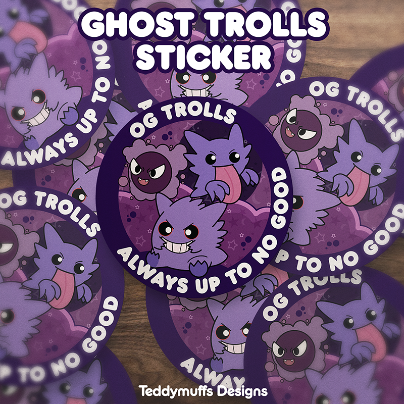 Ghost Pokemon Sticker