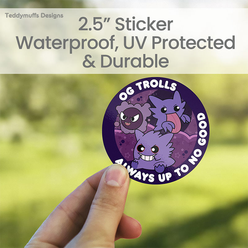 Ghost Pokemon Sticker