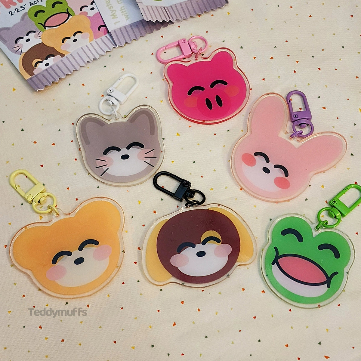 Mystery Animal Friends Keychain