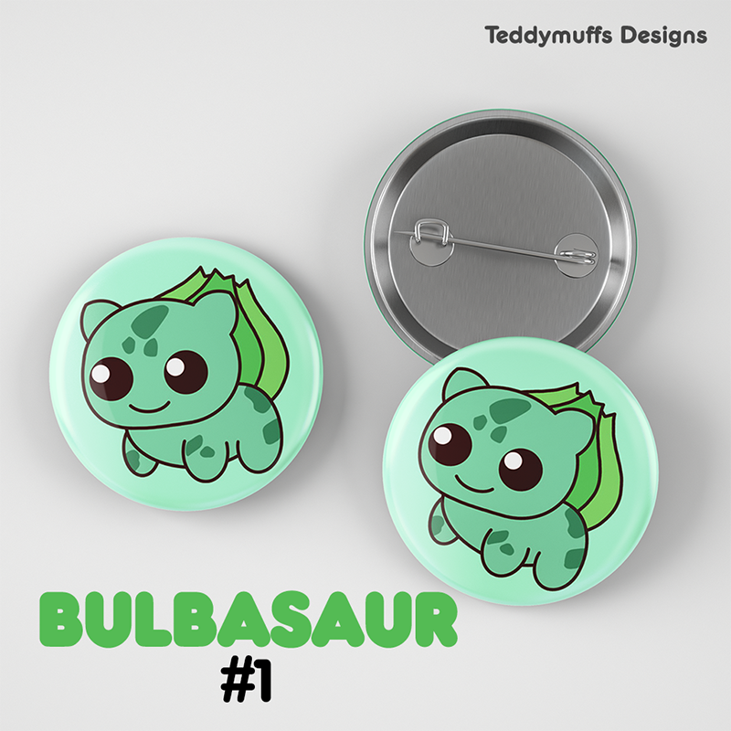 Kanto Button Pins