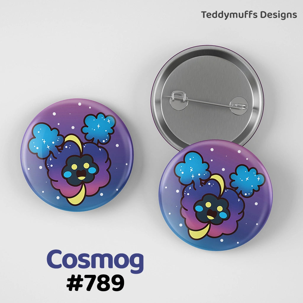 Cosmog Button Pin