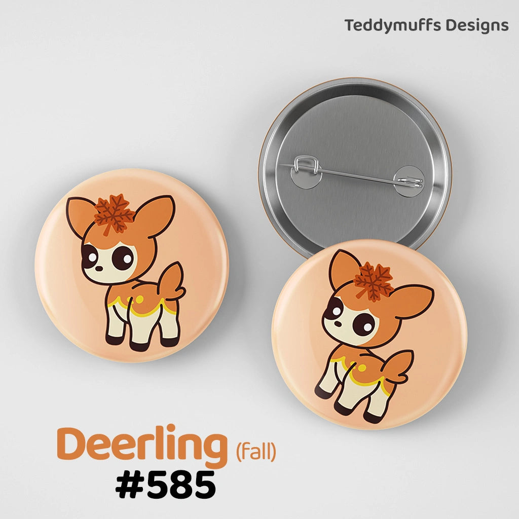 Deerling Button Pin