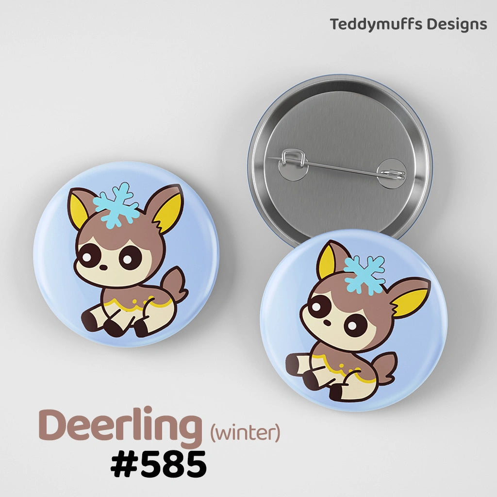 Deerling Button Pin