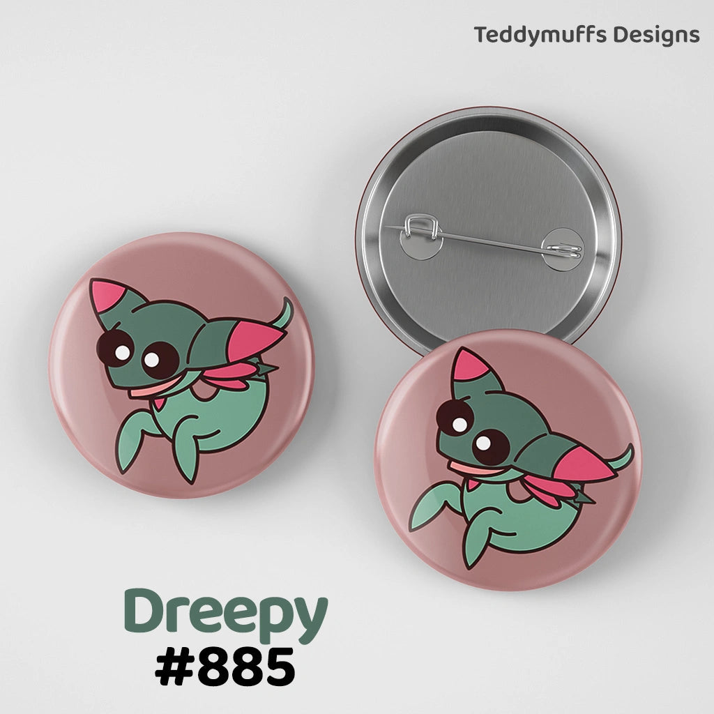 Dreepy Button Pin