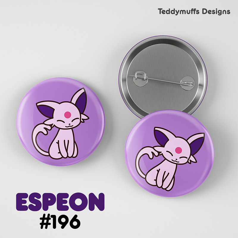 Eeveelutions Button Pins