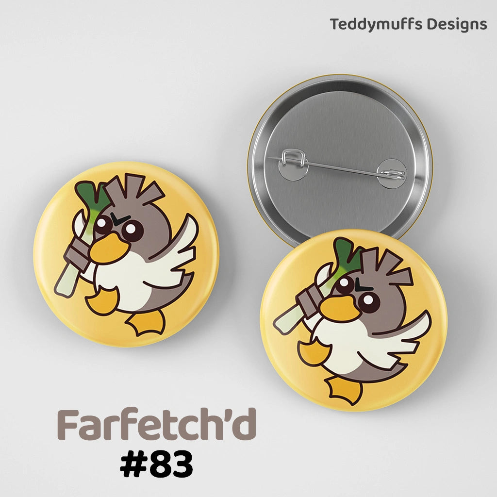 Farfetch'd Button Pin
