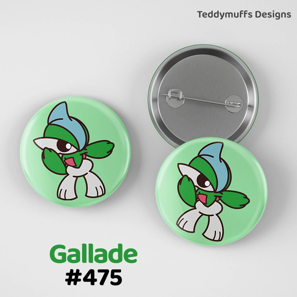 Gallade Button Pin