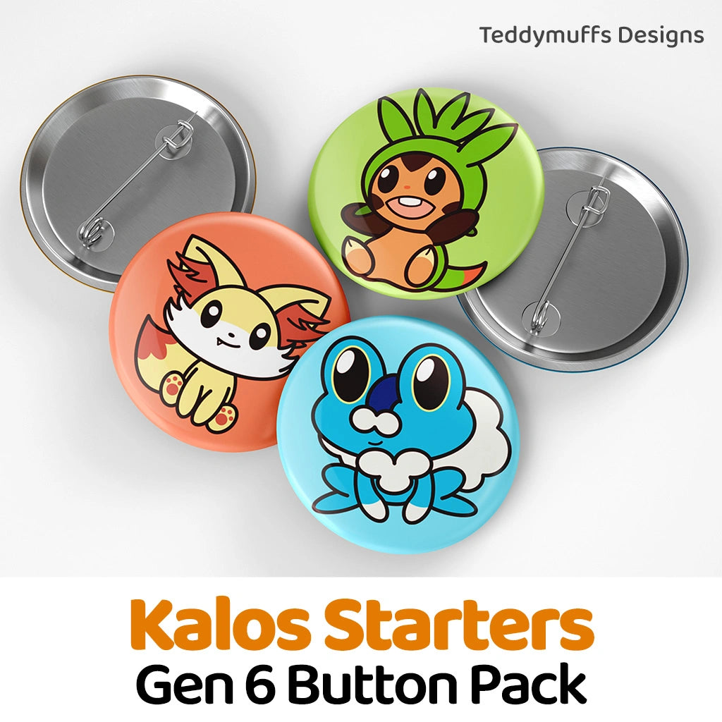 Kalos Button Pins