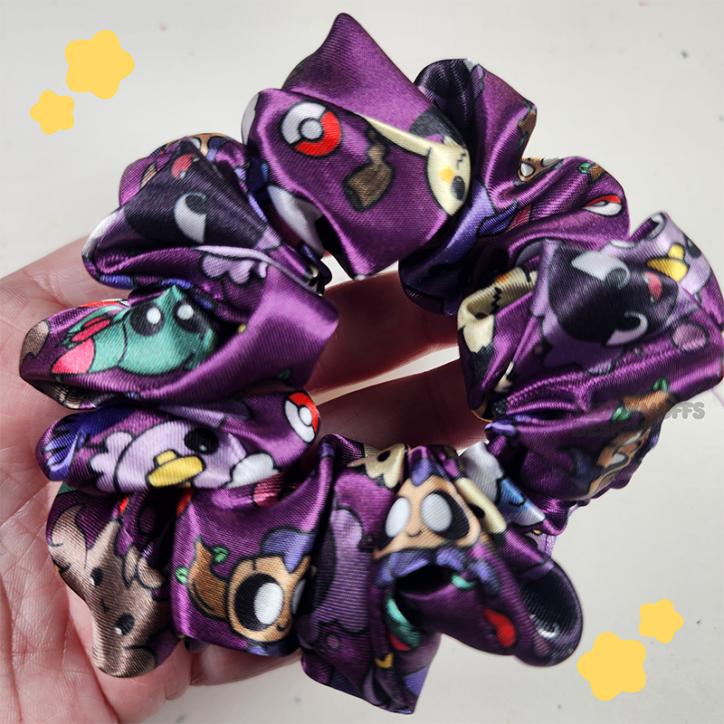 Ghost Type Starters Scrunchie | Pokemon