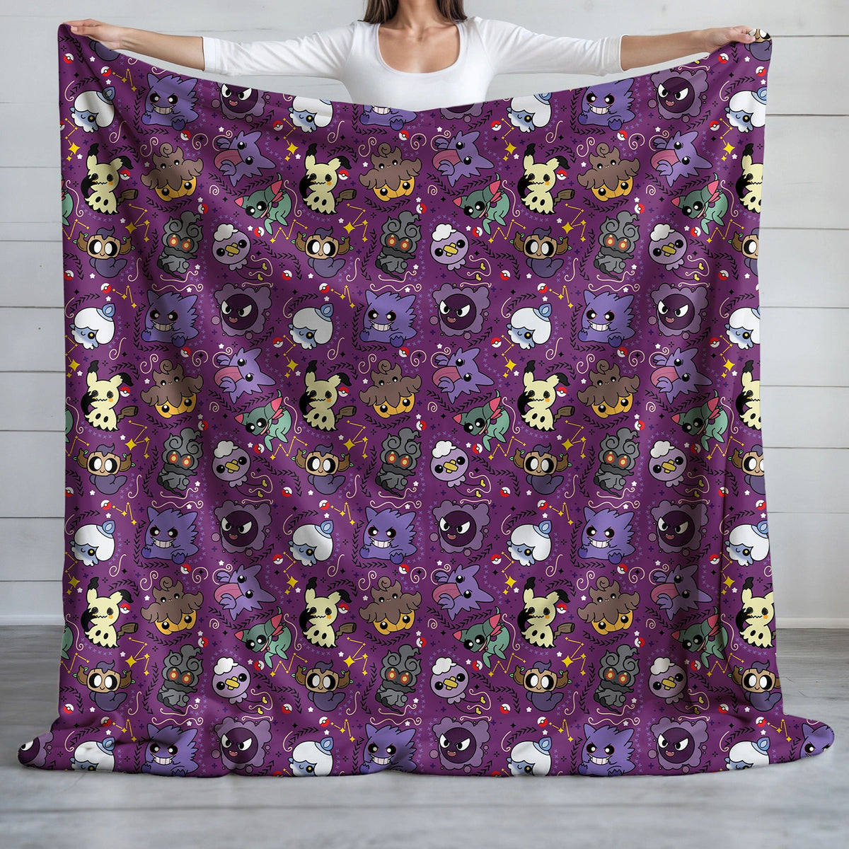 Ghost Pokemon Plush Blanket