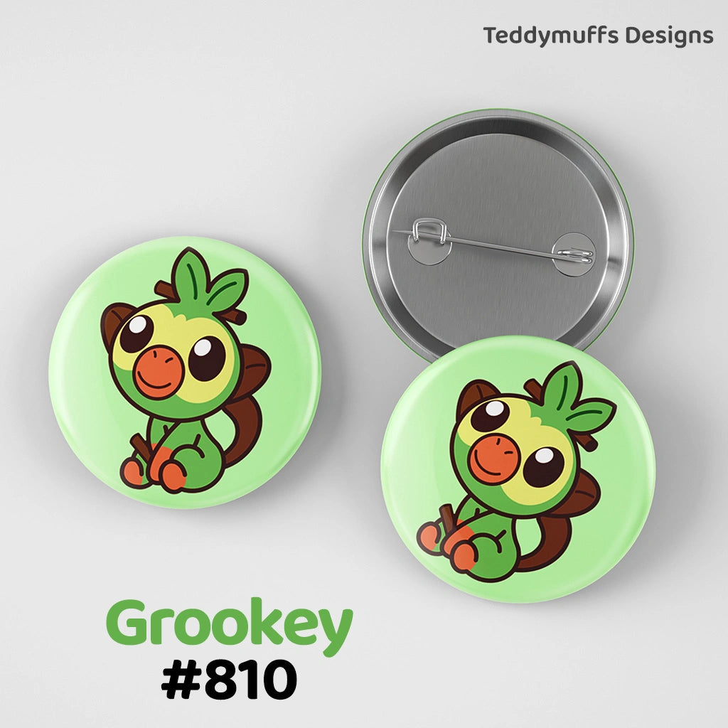 Galar Button Pins