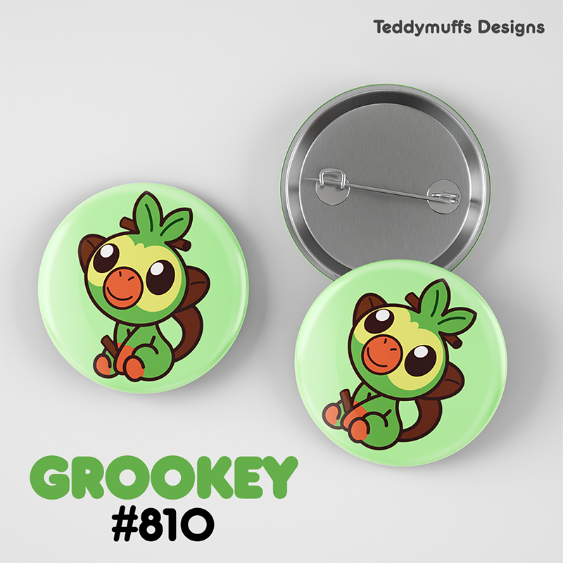 Galar Button Pins