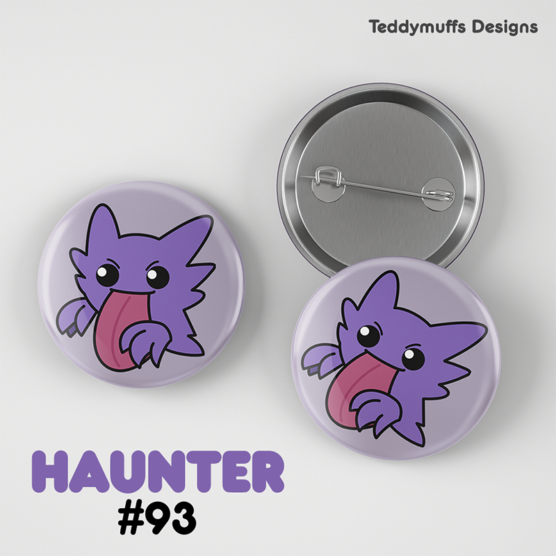 Haunter Button Pin