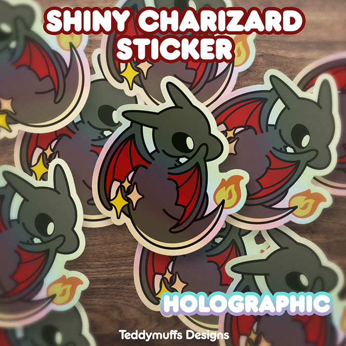 Shiny Charizard Sticker