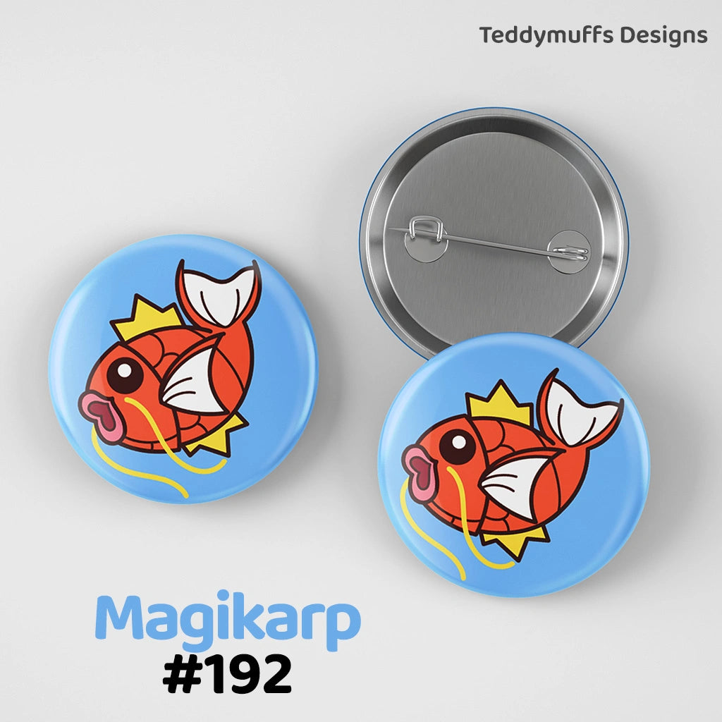 Magikarp Button Pin