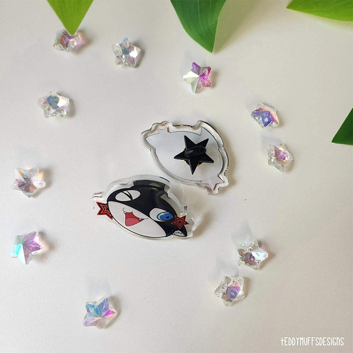 Morgana Acrylic Pin (Persona 5 Inspired)