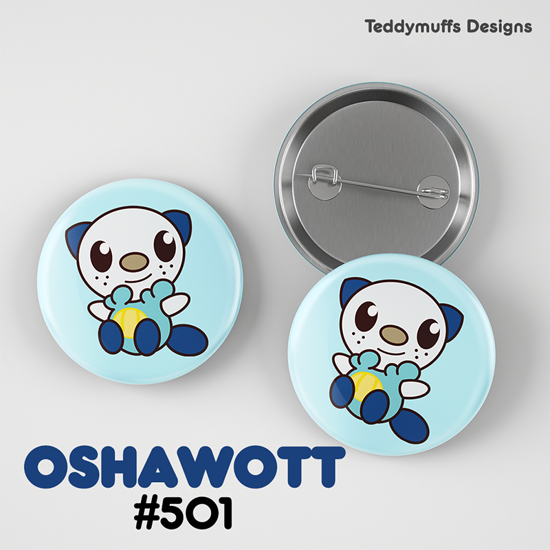 Hisui Button Pins
