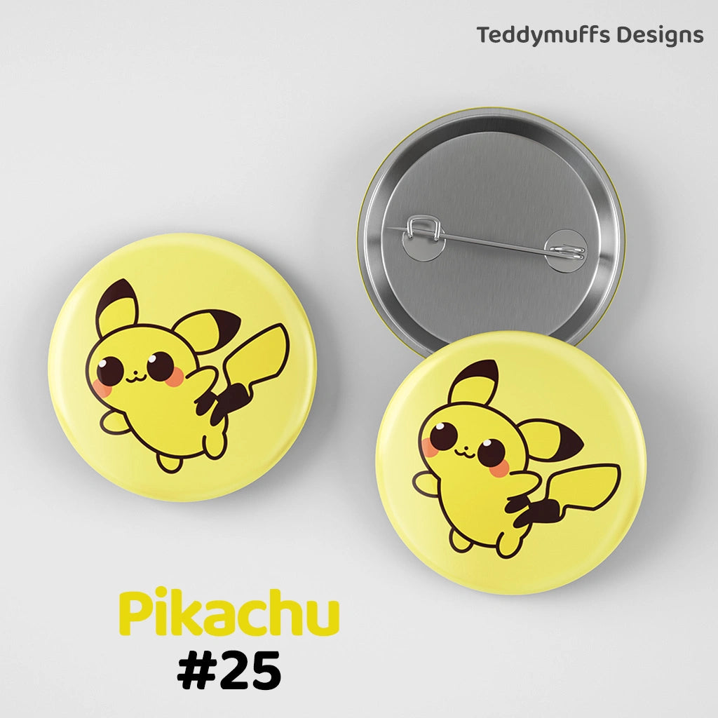 Let's Go Button Pins