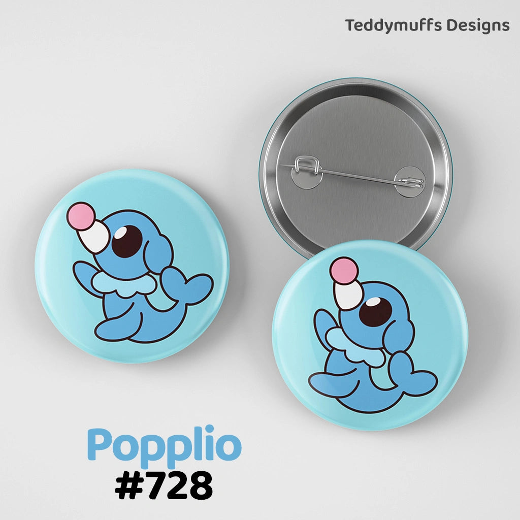Alola Button Pins