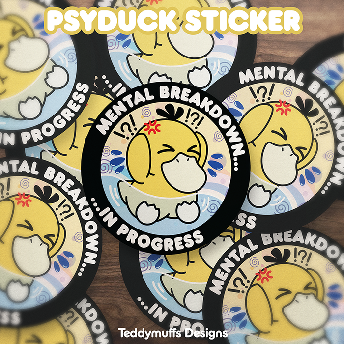 Psyduck Sticker