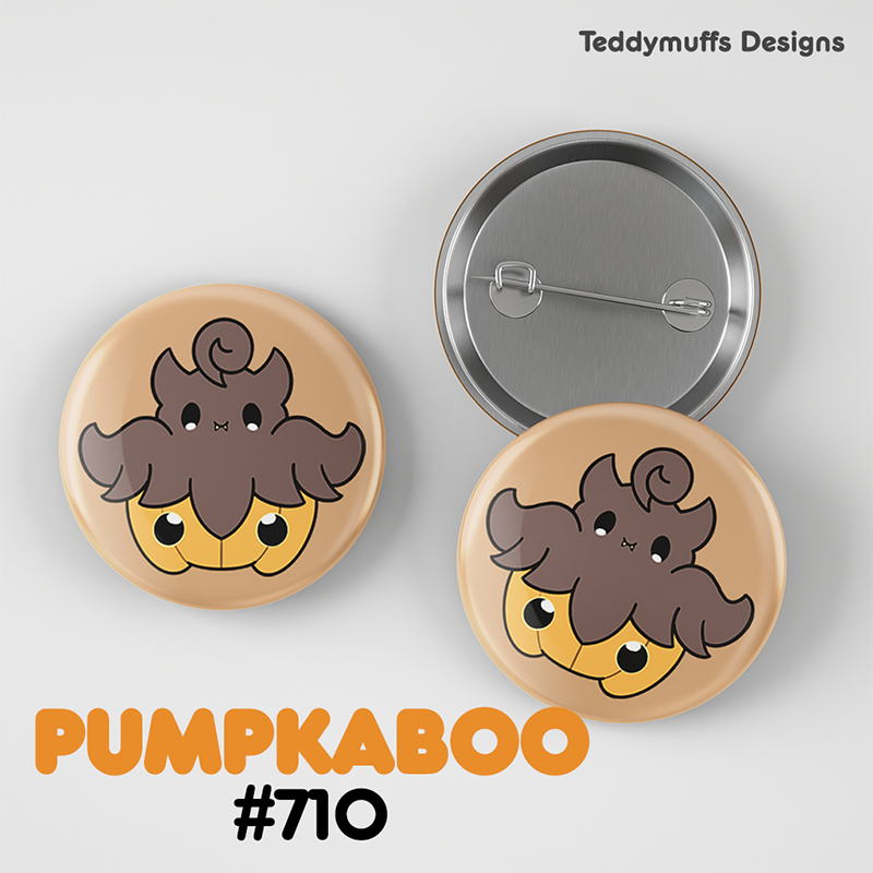 Pumpkaboo Button Pin