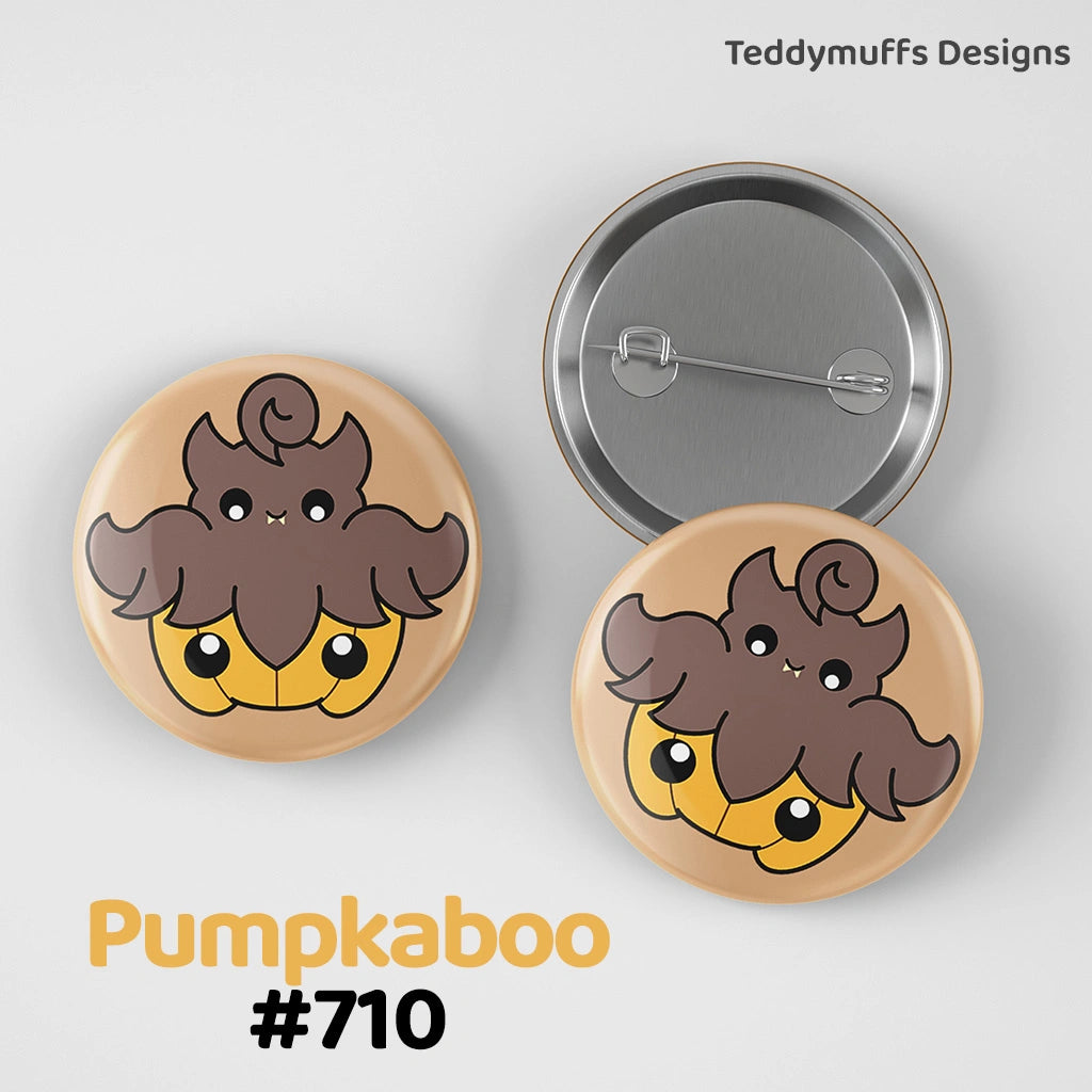 Pumpkaboo Button Pin