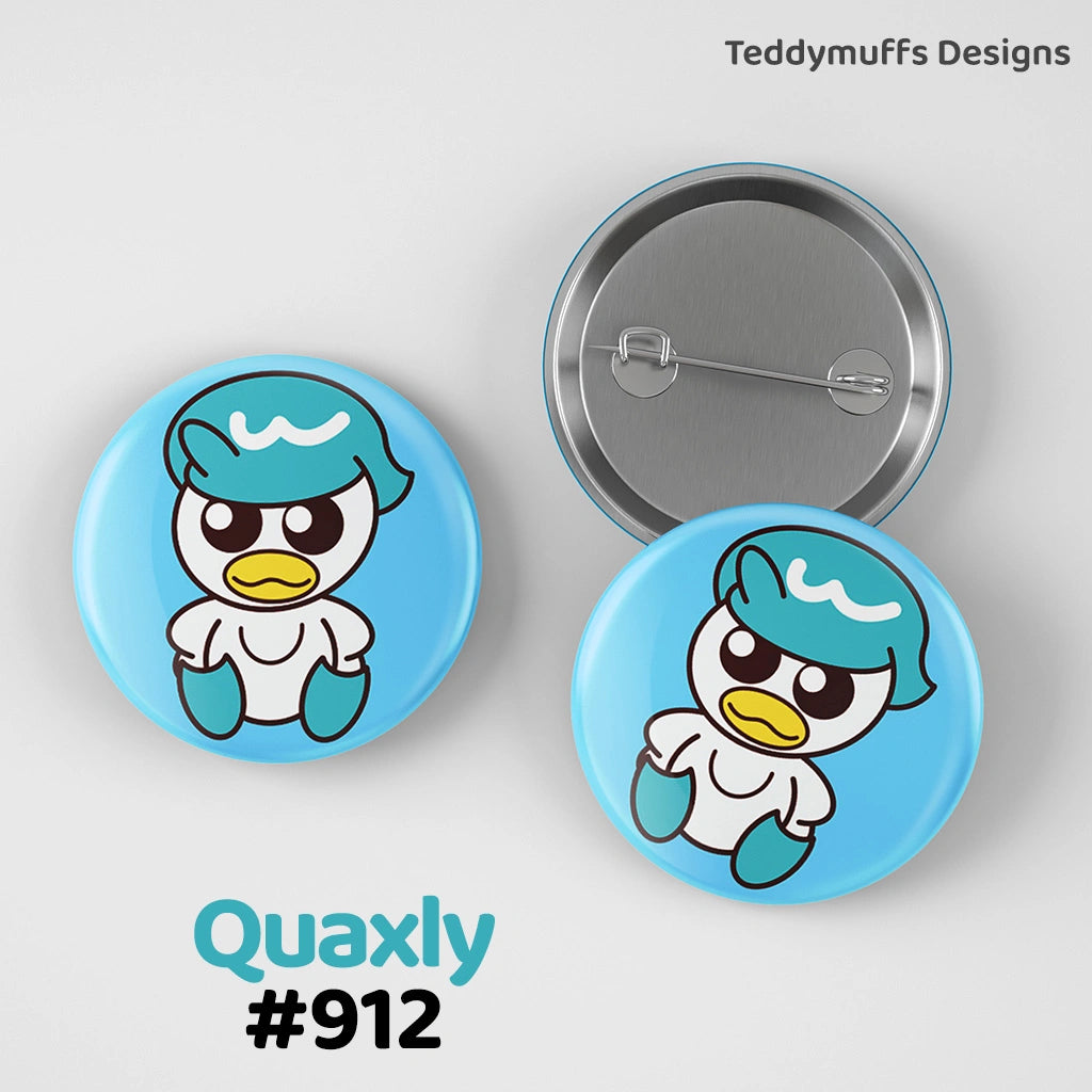 Quaxly Button Pin