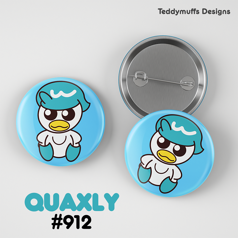 Quaxly Button Pin