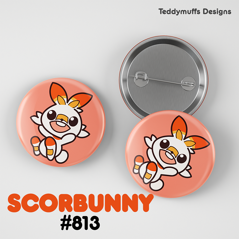 Galar Button Pins