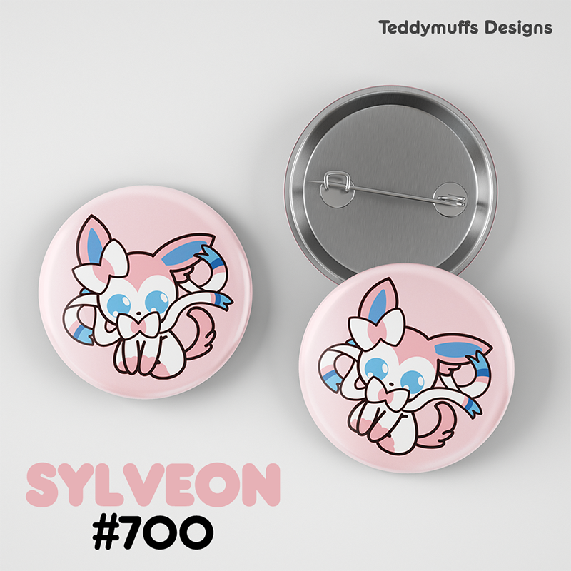 Eeveelutions Button Pins