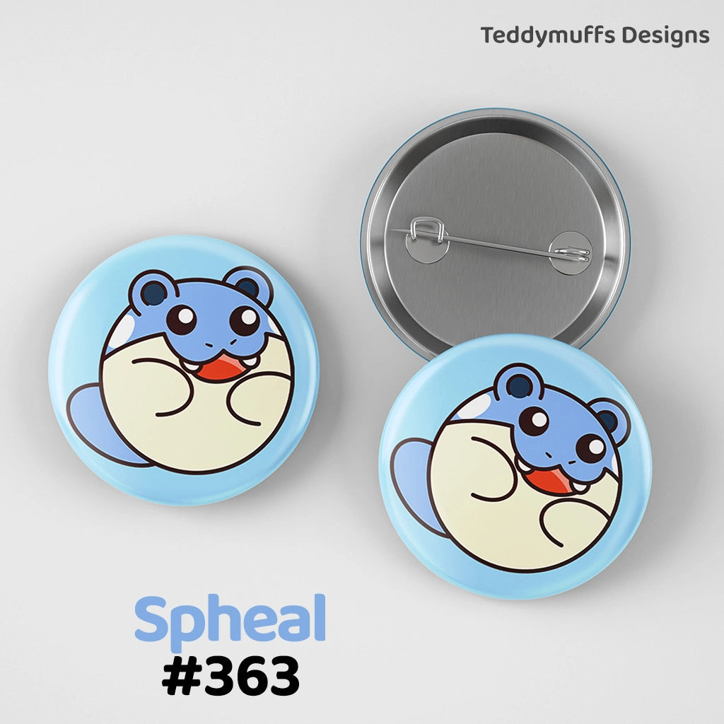 Spheal Button Pin