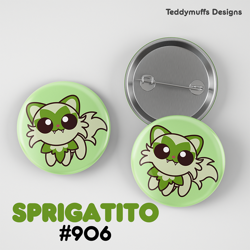 Paldea Button Pins
