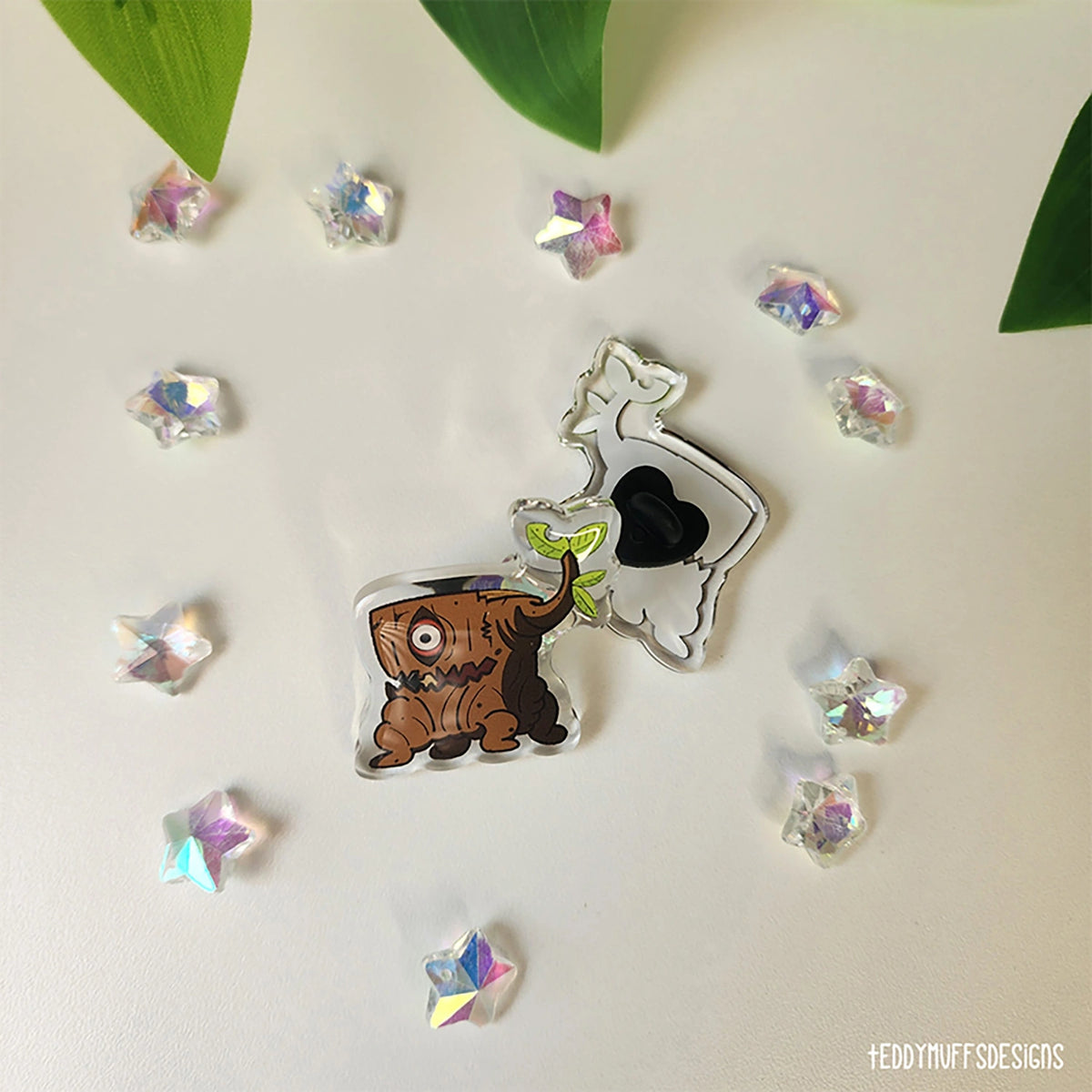 Ghost Stump Acrylic Pin (MapleStory Inspired)